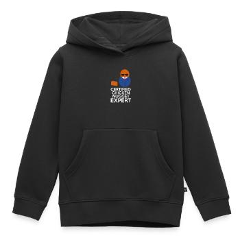 Nuggets de poulet Nugget Fast Food Food Gift - Sweat Premium à capuche enfant bio - noir - Devant - AI Model Kid Male (0cm)