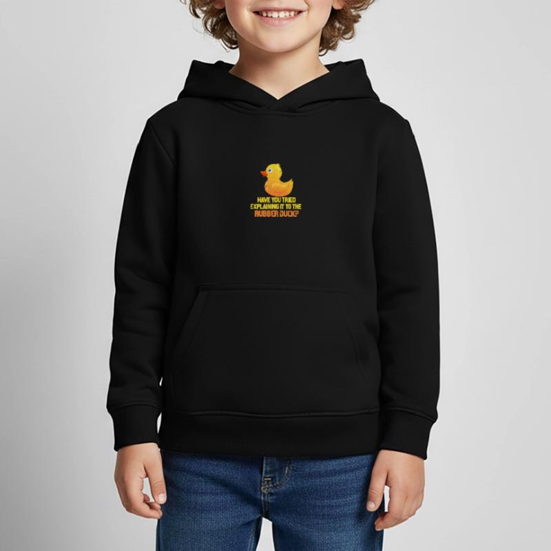 Programmeur code cadeau codeur informatique Sweat Premium à capuche enfant bio