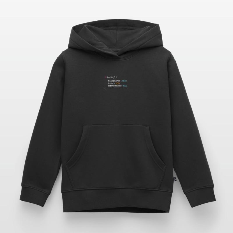 Coder Kids Premium Organic Hoodie