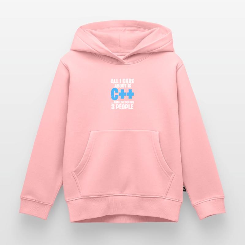 Programmeur Programmeur C ++ Code Coder Sweat Premium à capuche enfant bio