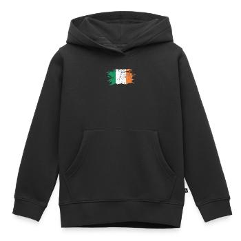 Irland - Kinder Premium Organic Hoodie - Schwarz - Vorne - AI Model Kid Male (0cm)