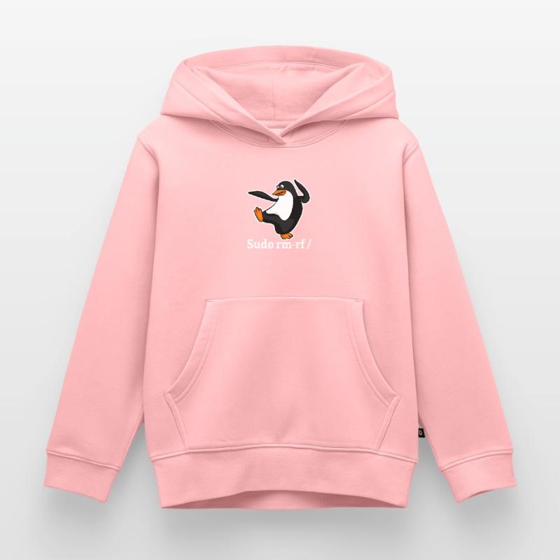 Tux Linux Penguin Sudo Rm Rf | Computer Geek Hack Kids Premium Organic Hoodie