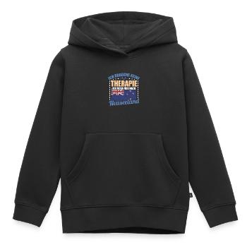 Neuseeland - Kinder Premium Organic Hoodie - Schwarz - Vorne - AI Model Kid Male (0cm)