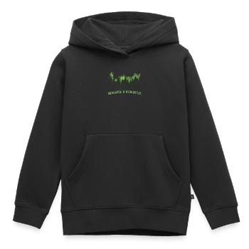 Fuchs - Bewahre & Beschütze - Kinder Premium Organic Hoodie - Schwarz - Vorne - AI Model Kid Male (0cm)