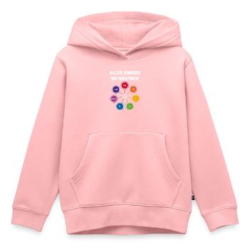 SI-Einheiten ... alles andere is Quatsch - Kinder Premium Organic Hoodie - Rosa - Vorne - AI Model Kid Female (0cm)