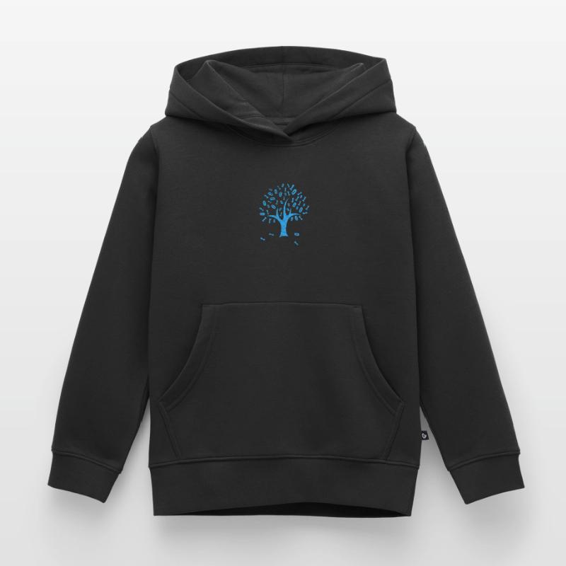 Cadeau de nerd informatique programmeur de code binaire Sweat Premium à capuche enfant bio