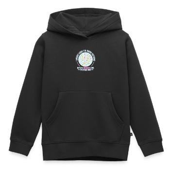 la biologie - Sweat Premium à capuche enfant bio - noir - Devant - AI Model Kid Male (0cm)