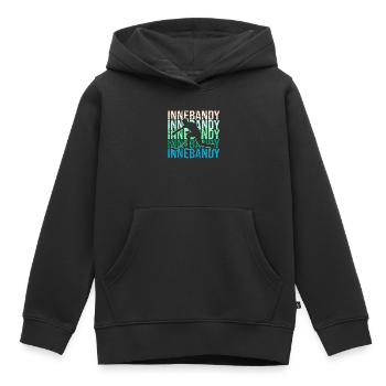 Inside bandy - Kids Premium Organic Hoodie - black - Front - AI Model Kid Male (0cm)