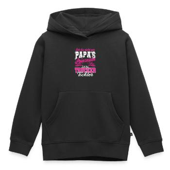 Lastkraftwagen Brummi Brummifahrer LKW Tochter - Kinder Premium Organic Hoodie - Schwarz - Vorne - AI Model Kid Male (0cm)