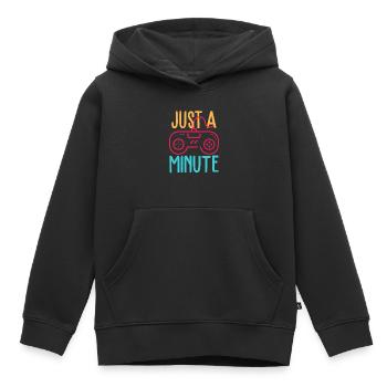 Jeux vidéo contrôleur - Sweat Premium à capuche enfant bio - noir - Devant - AI Model Kid Male (0cm)
