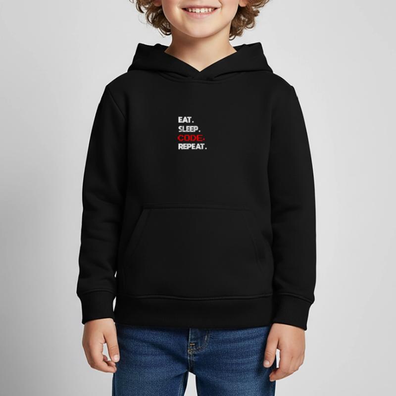 Programmeur codeur Sweat Premium à capuche enfant bio