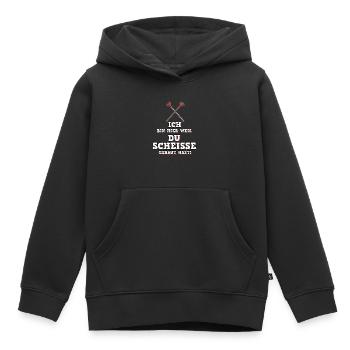 Sanitär Abwasser Pömpel Klempner - Kinder Premium Organic Hoodie - Schwarz - Vorne - AI Model Kid Male (0cm)