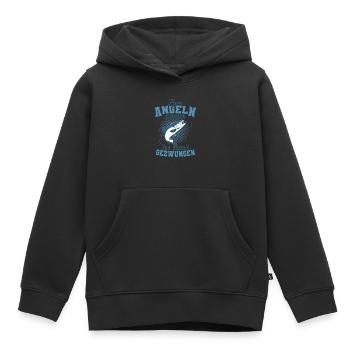 Angler - Kinder Premium Organic Hoodie - Schwarz - Vorne - AI Model Kid Male (0cm)