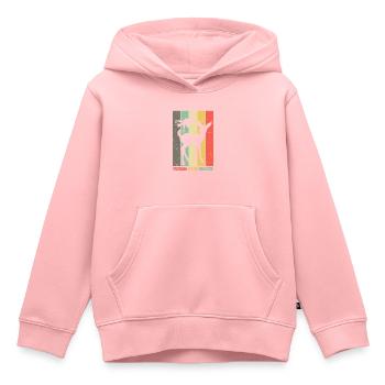 Drohne Drohnen fliegen Rehkitzrettung - Kinder Premium Organic Hoodie - Rosa - Vorne - AI Model Kid Female (0cm)