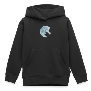 Cadeau pour chien West Highland White Terrier Westie - Sweat Premium à capuche enfant bio - noir - Devant - AI Model Kid Male (0cm)