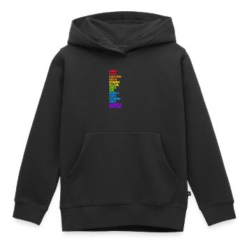 Science is Real Black Lives Matter - Sweat Premium à capuche enfant bio - noir - Devant - AI Model Kid Male (0cm)