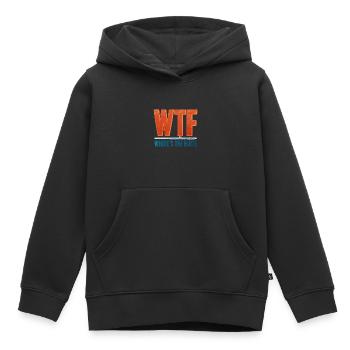 Flöte - Kinder Premium Organic Hoodie - Schwarz - Vorne - AI Model Kid Male (0cm)