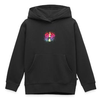 Bauchtanz Design - Kinder Premium Organic Hoodie - Schwarz - Vorne - AI Model Kid Male (0cm)