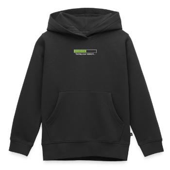 Testen Sie Ihr Netzwerk - zertifizierter ethischer Hacker - Kinder Premium Organic Hoodie - Schwarz - Vorne - AI Model Kid Male (0cm)