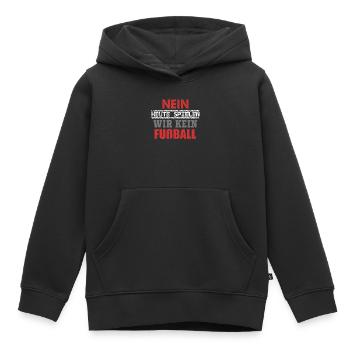 Sportlehrer - Heute Spielen Wir Kein Fußball - Kinder Premium Organic Hoodie - Schwarz - Vorne - AI Model Kid Male (0cm)