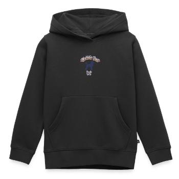Worlds Best Poodle DAD - Kids Premium Organic Hoodie - black - Front - AI Model Kid Male (0cm)