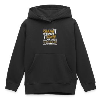 Grutier Grutier Cash Love - Sweat Premium à capuche enfant bio - noir - Devant - AI Model Kid Male (0cm)