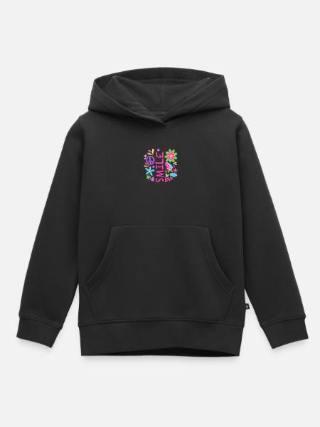 Cooles Friedenszeichen Design - Kinder Premium Organic Hoodie - Schwarz