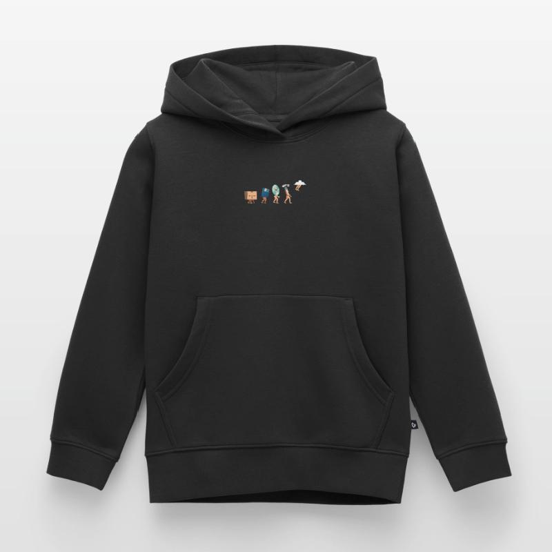 Cloud Computing Evolution - Geschenkidee für Nerd Kinder Premium Organic Hoodie