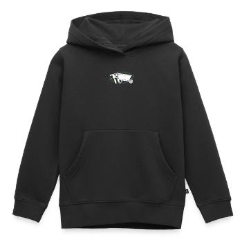 Garten - Kinder Premium Organic Hoodie - Schwarz - Vorne - AI Model Kid Male (0cm)