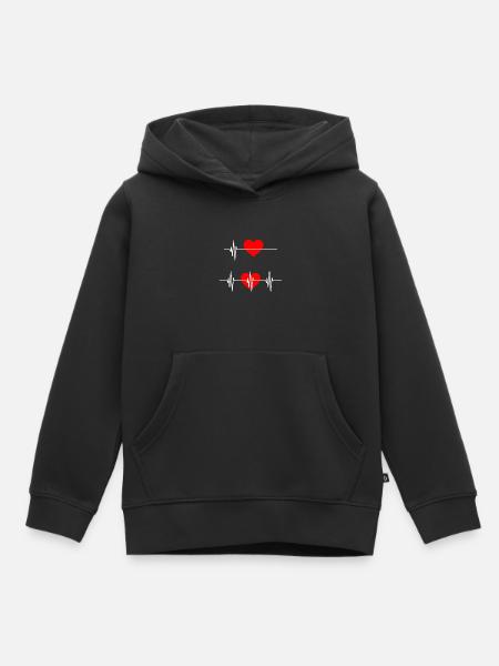Krankenpflegerin - Kinder Premium Organic Hoodie - Schwarz