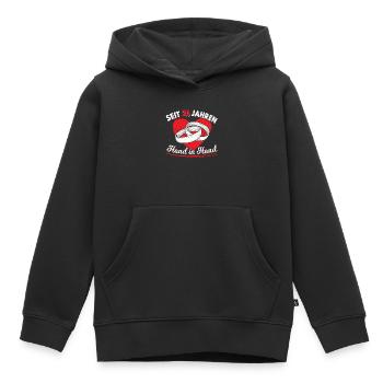 Silberhochzeit Geschenk 25 Jahre Hochzeitstag | - Kinder Premium Organic Hoodie - Schwarz - Vorne - AI Model Kid Male (0cm)