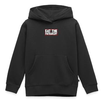 Cadeau féministe féministe féministe - Sweat Premium à capuche enfant bio - noir - Devant - AI Model Kid Male (0cm)