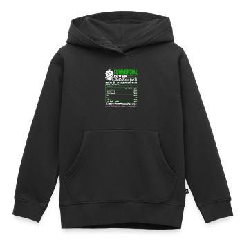 Informations nutritionnelles des plongeurs commerciaux - Sweat Premium à capuche enfant bio - noir - Devant - AI Model Kid Male (0cm)