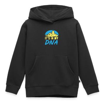 Go-Kart C'est dans mon ADN Kart Love Gift - Sweat Premium à capuche enfant bio - noir - Devant - AI Model Kid Male (0cm)