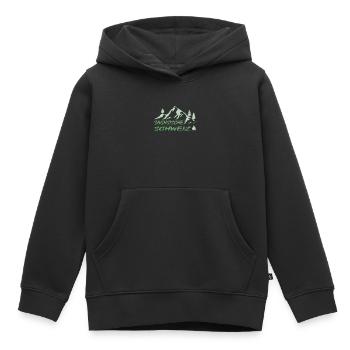 Sächsische Schweiz - Kinder Premium Organic Hoodie - Schwarz - Vorne - AI Model Kid Male (0cm)