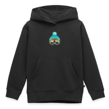 Snowboard snowboarding snowboarder gift - Kids Premium Organic Hoodie - black - Front - AI Model Kid Male (0cm)