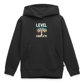 Level 1 Complete 1 Jahr Gamer Junge - Kinder Premium Organic Hoodie - Schwarz - Vorne - AI Model Kid Male (0cm)
