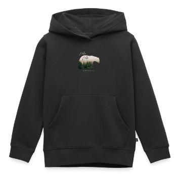 Nature conservation protection de l'environnement protection du climat cadeau - Sweat Premium à capuche enfant bio - noir - Devant - AI Model Kid Male (0cm)