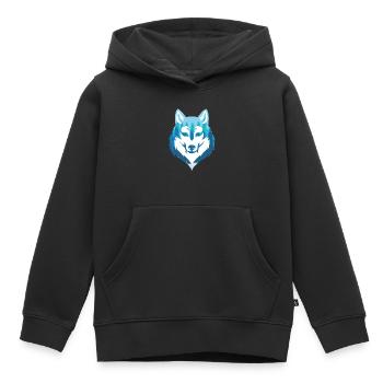 Dog Wolves Pack Animals Forest Fairy Tale Hunter - Kids Premium Organic Hoodie - black - Front - AI Model Kid Male (0cm)