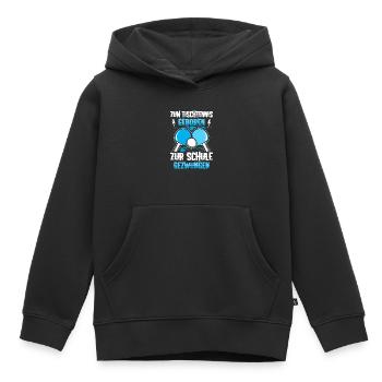 Tischtennis Kinder Tischtennisschläger Geschenk - Kinder Premium Organic Hoodie - Schwarz - Vorne - AI Model Kid Male (0cm)