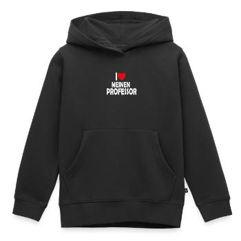 Ich liebe meinen Professor - Kinder Premium Organic Hoodie - Schwarz - Vorne - AI Model Kid Male (0cm)