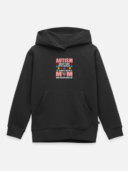 Autismus - Kinder Premium Organic Hoodie - Schwarz