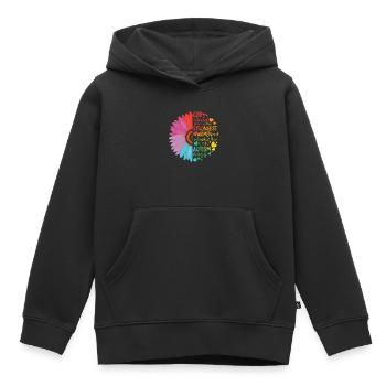 Autism Awareness - Kids Premium Organic Hoodie - black - Front - AI Model Kid Male (0cm)
