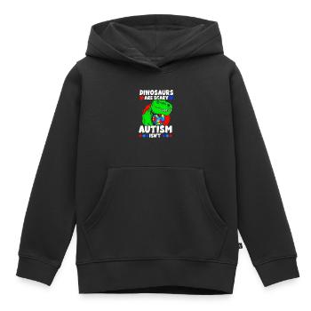 Autism Awareness - Kids Premium Organic Hoodie - black - Front - AI Model Kid Male (0cm)