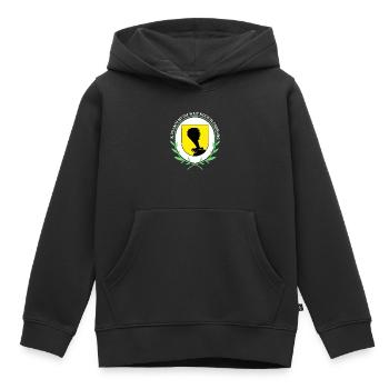 In Villach ist die Welt noch in Ordnung - Kinder Premium Organic Hoodie - Schwarz - Vorne - AI Model Kid Male (0cm)