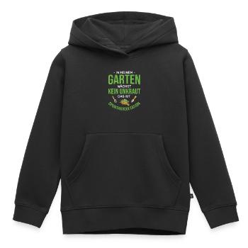 Gärtner Garten Gartenbau - Kinder Premium Organic Hoodie - Schwarz - Vorne - AI Model Kid Male (0cm)