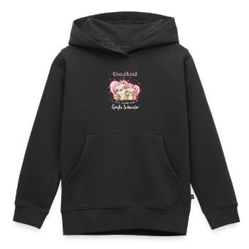 Einzelkind ade Ich werde große Schwester 2022 - Kinder Premium Organic Hoodie - Schwarz - Vorne - AI Model Kid Male (0cm)