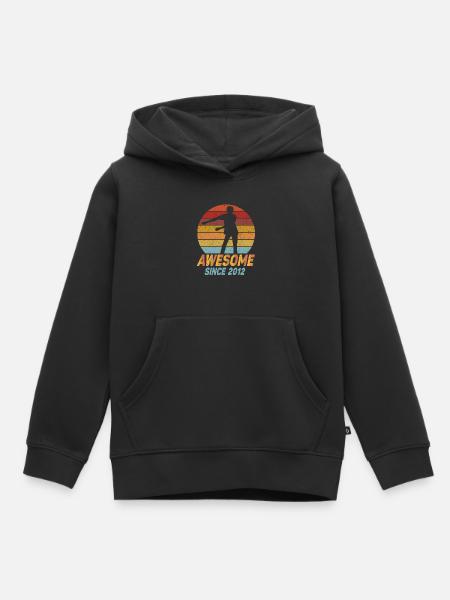 Awesome Since 2012 - Sweat Premium à capuche enfant bio - noir