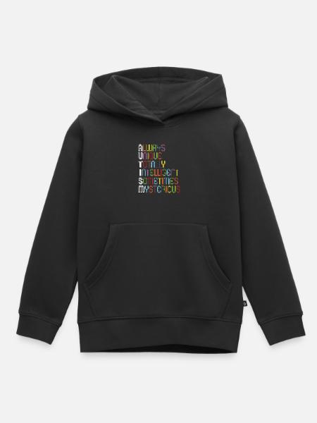 Autismus Bewusstsein - Kinder Premium Organic Hoodie - Schwarz