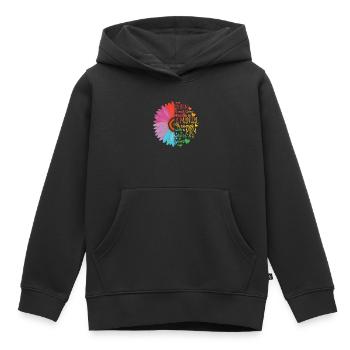 Autism Awareness - Kids Premium Organic Hoodie - black - Front - AI Model Kid Male (0cm)